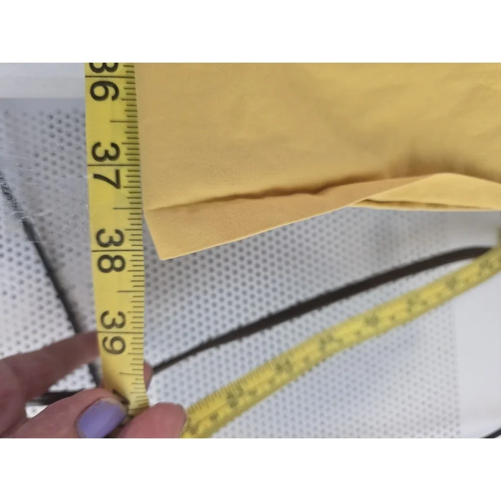 Lauren Ralph Lauren King Pillowcase x 2 Yellow 100% Cotton Bedding Vintage Chic
